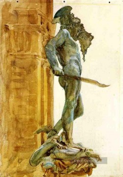 Perseus Florenz John Singer Sargent Ölgemälde